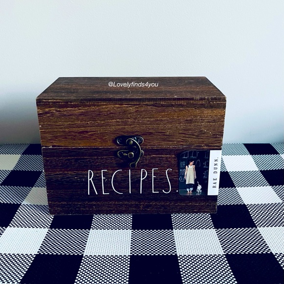 NEW Rae Dunn RECIPES Box - Picture 1 of 5